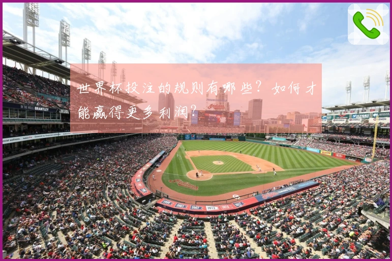 世界杯投注的规则有哪些？如何才能赢得更多利润？